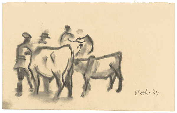 Štefan Prohászka-Tallós – Chlapci s dobytkom 