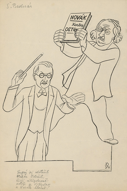 Štefan Bednár – V. Novák kontra O. Ostrčil 