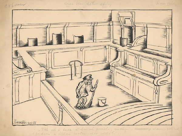 Štefan Bednár – Koniec procesu - 1935 