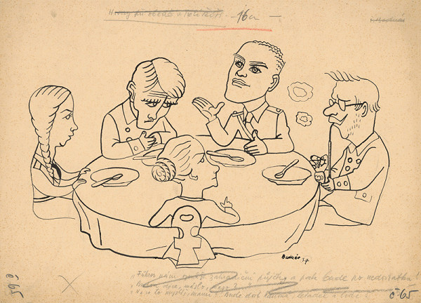 Štefan Bednár – Obed nemeckej rodiny - 1937 