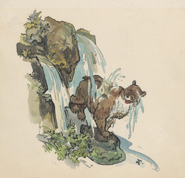 Jaroslav Vodrážka – Pri vodopáde 