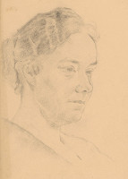 Štefan Polkoráb – Štúdia ženskej hlavy 