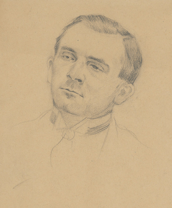 Štefan Polkoráb – Štúdia hlavy muža 