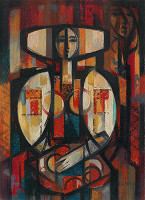 Ľudovít Lehen – Žena v kroji 