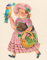 Alžbeta Štefunková-Szabová – Dáma s papagájom 