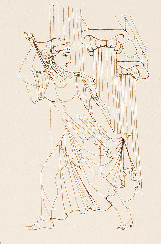 Mária Želibská – Ilustrácia ku knihe Héro a Leander