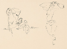 Július Lőrincz – 4.- Vojna II. Stojaca žena ... 