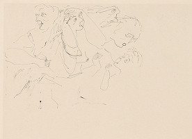 Július Lőrincz – 6.- Vojna II. Skupina 5 ženských postáv ... 