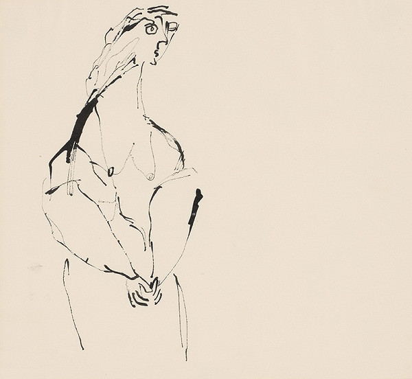 Július Lőrincz – 34. Vojna II. - Stojaca žena 