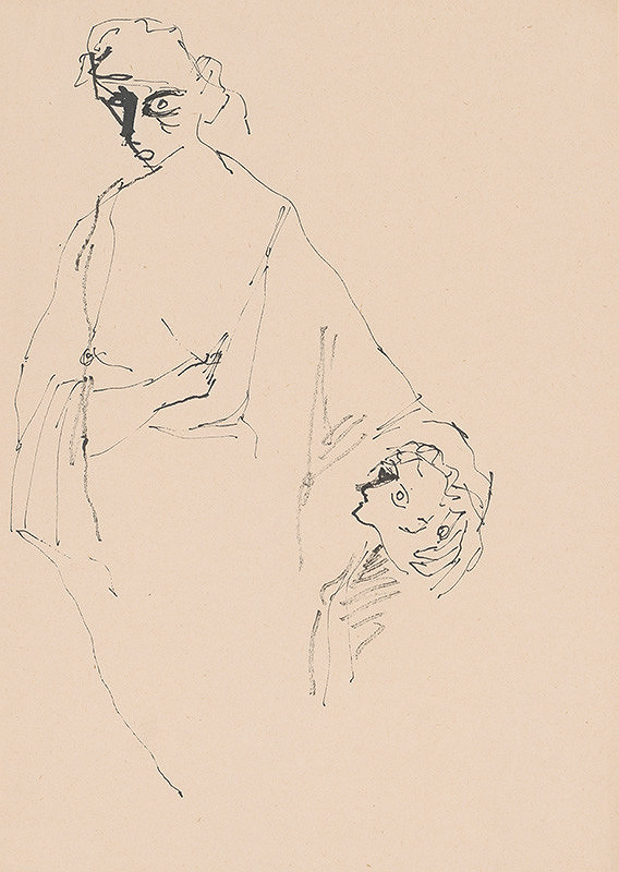 Július Lőrincz – 44. Vojna II. - Žena s dieťaťom 