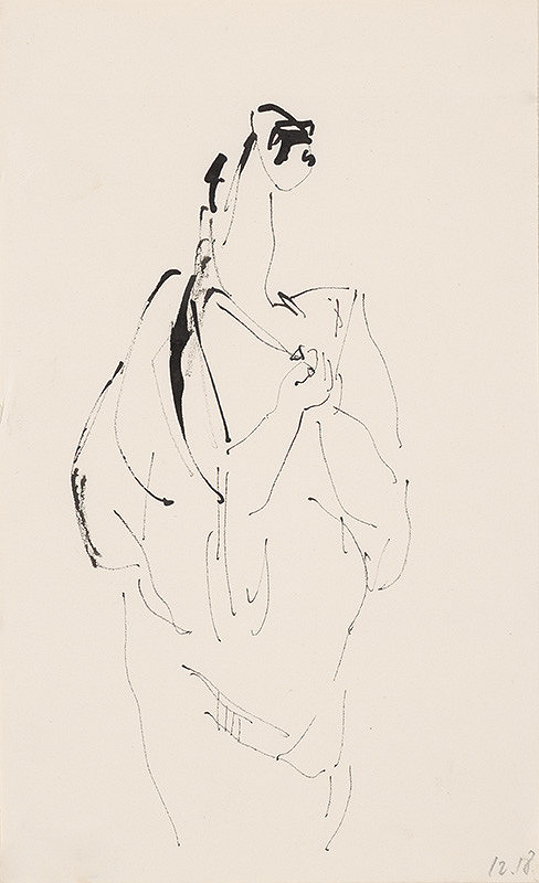 Július Lőrincz – 49. Vojna II. - Stojaca žena I. 