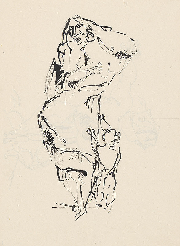 Július Lőrincz – 66. Vojna II. - Žena s dieťaťom 