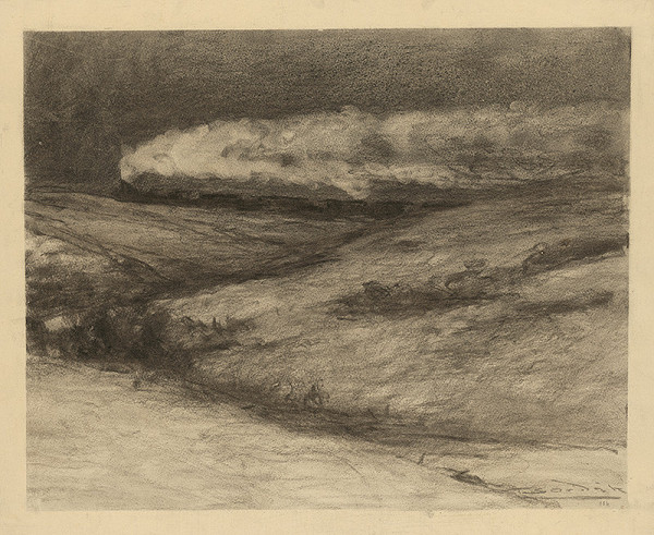 Ľudovít Čordák – Landscape with a Train 