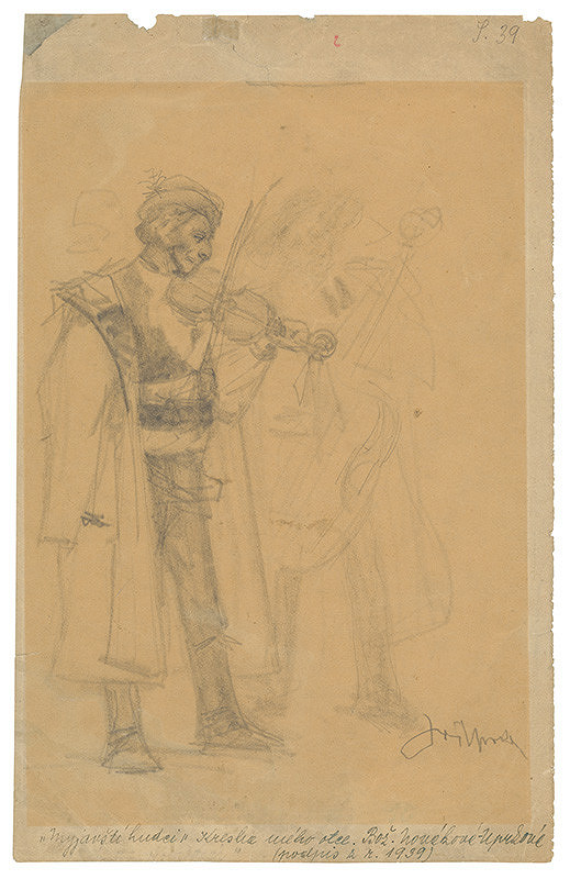 Joža Úprka – Study of a Musician