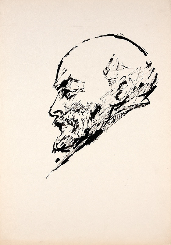 Július Lőrincz – Portrét V.I. Lenina