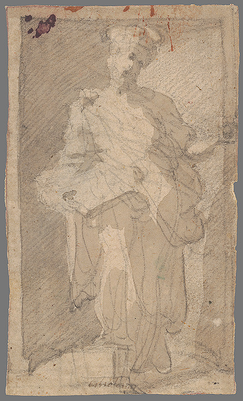 Taliansky maliar z 18. storočia – Svätec s knihou