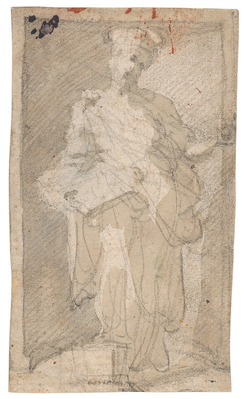 Taliansky maliar z 18. storočia – Svätec s knihou 