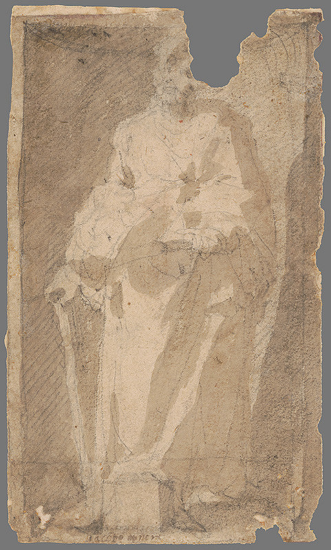 Taliansky maliar z 18. storočia – Standing Saint II.
