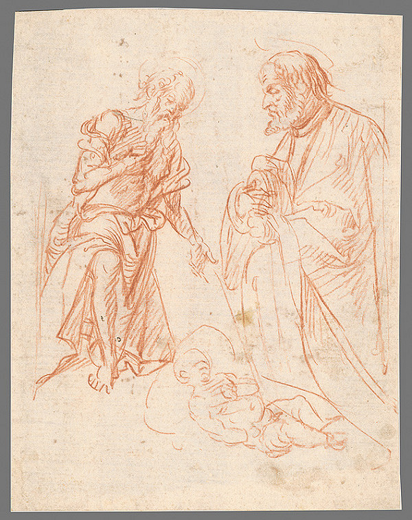 Stredoeurópsky maliar z 18. storočia – Adorácia Ježiška 