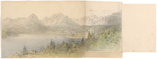 Karol Ľudovít Libay – Panoráma Štrbského plesa 