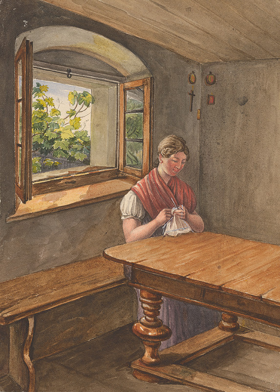 Karol Ľudovít Libay – Pri ručnej práci 