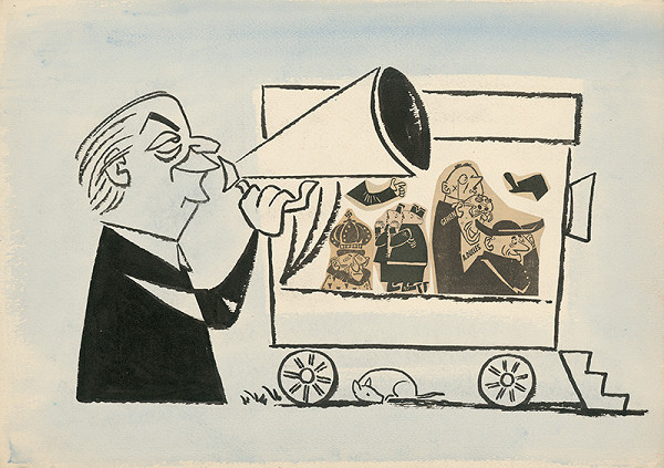 Alexander Richter – Karikatúra V. Weisskopfa