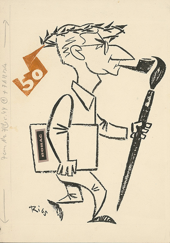 Alexander Richter – Karikatúra Antona Hollého 