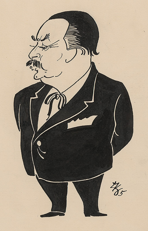 Ľubomír Kellenberger – Karukatúra Adolfa Hoffmeistera