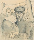 Ľudovít Feld – Motív z koncentráku 