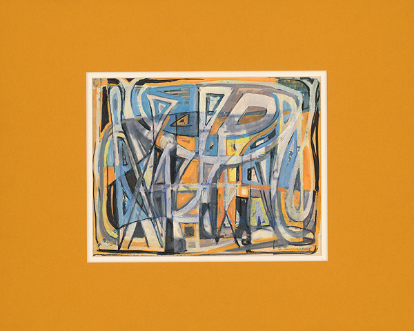 František Reichentál – Farebná figurálna skica I. 