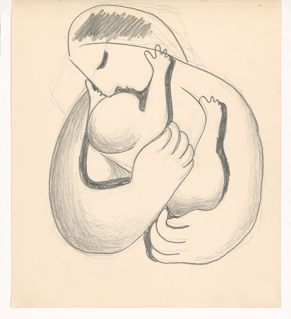 Mikuláš Galanda – Matka s dieťaťom v náručí
