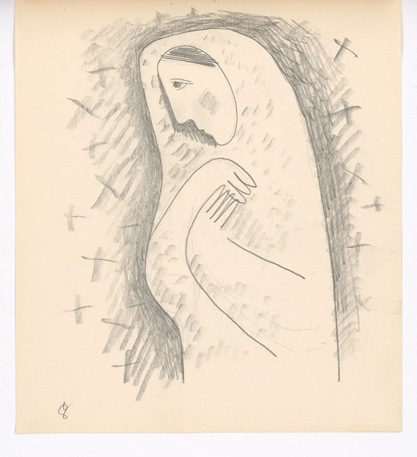 Mikuláš Galanda – Dedinčanka na cintoríne 