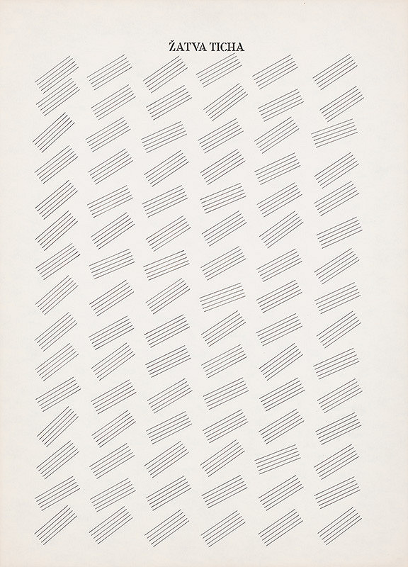 Dezider Tóth – Partitúra XII. Žatva ticha