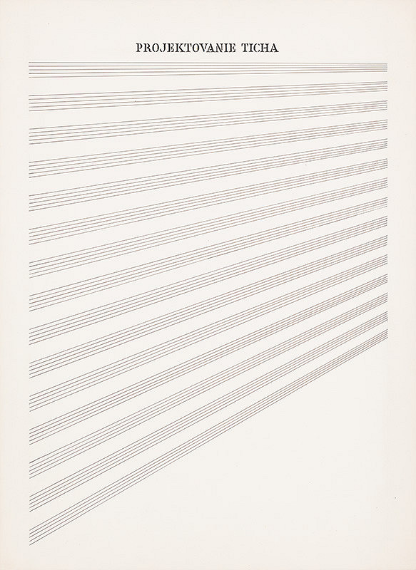 Dezider Tóth – Partitúra XXX. Projektovanie ticha 