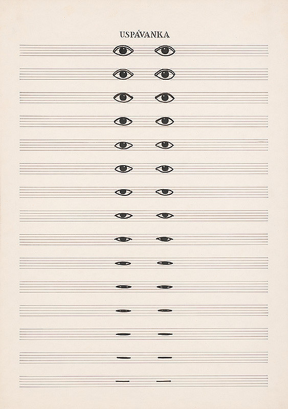 Dezider Tóth – Partitúra LXI. Uspávanka