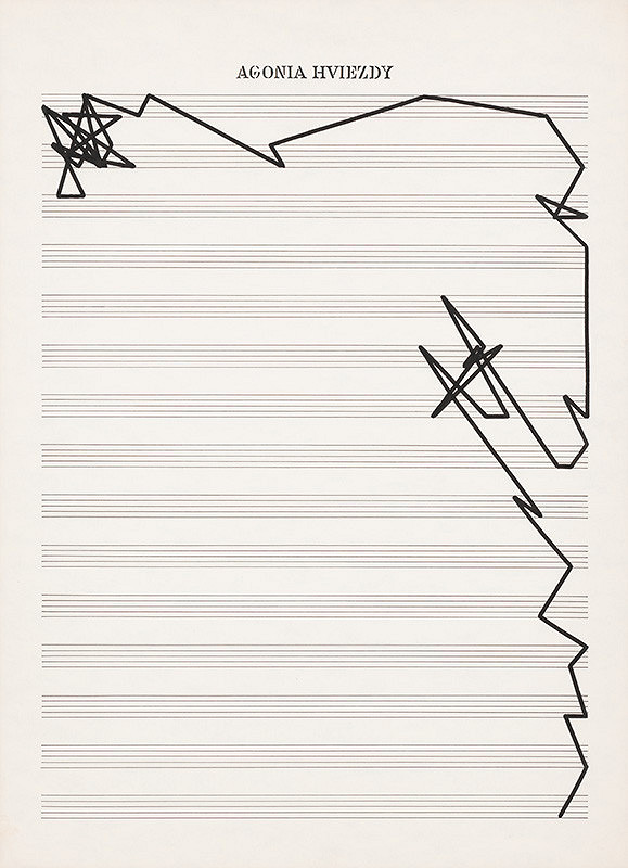 Dezider Tóth – Partitúra LXII. Agónia hviezdy 