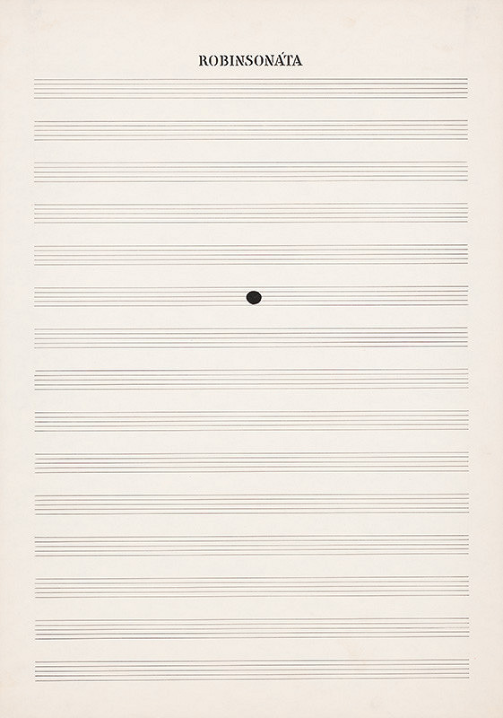 Dezider Tóth – Partitúra LXVII. Robinsonáta