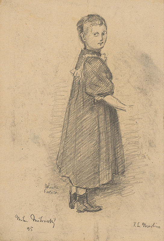 Milan Thomka Mitrovský – Study of a Girl (Olinka Kučeravá)