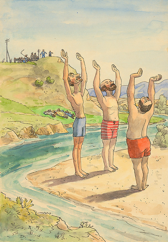 Štefan Bednár – Telocvik pri rieke 