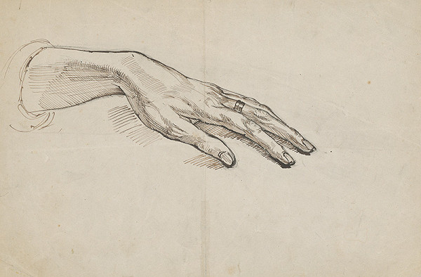 Ladislav Mednyánszky – Štúdia ruky 