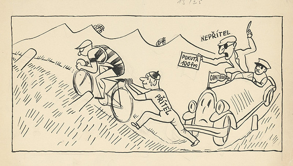 Štefan Bednár – Priateľská pomoc pri cyklistických pretekoch Tour de France 