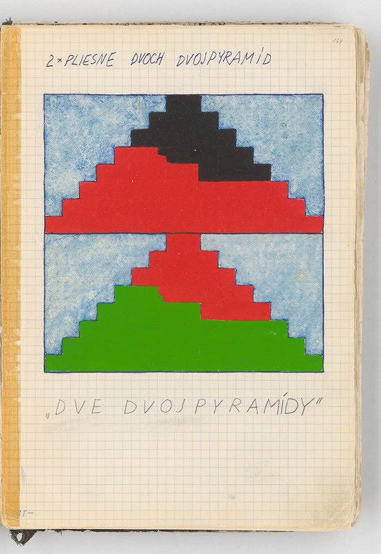 Rudolf Sikora – Dve dvojpyramídy (z cyklu Pyramídy...) 