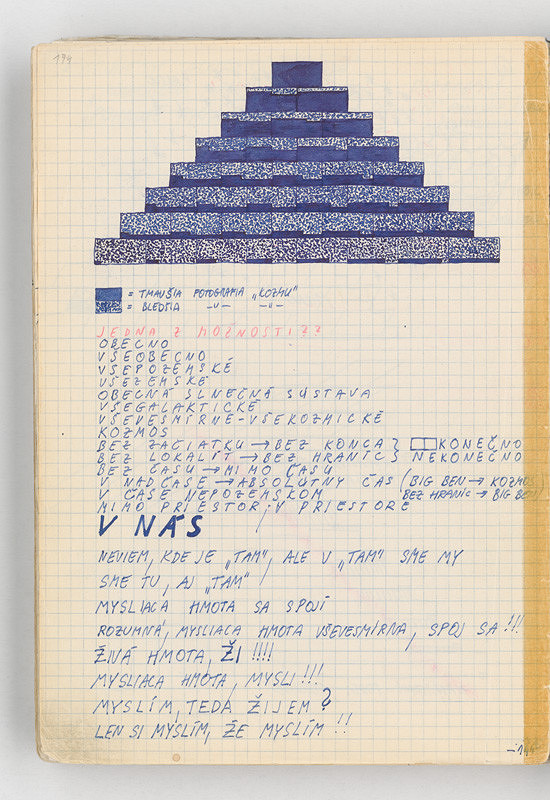 Rudolf Sikora – Konceptuálne poznámky a kresby (k cyklu Pyramídy) 