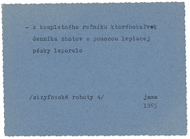 Milan Adamčiak – Sizyfovské roboty 4 