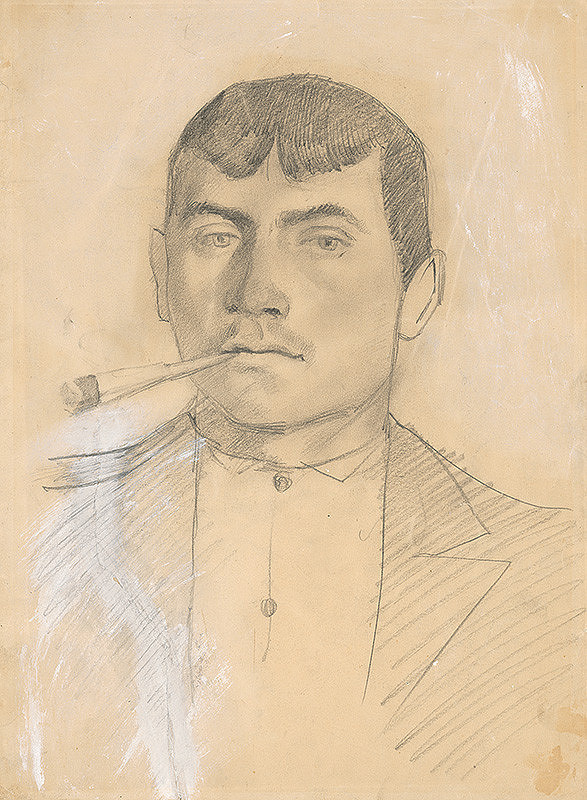 Ladislav Mednyánszky – Sedliak s cigarou