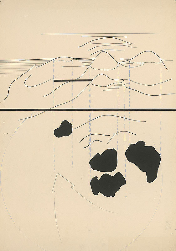 Rudolf Sikora – Štúdia pre Topografický bazén IV. 