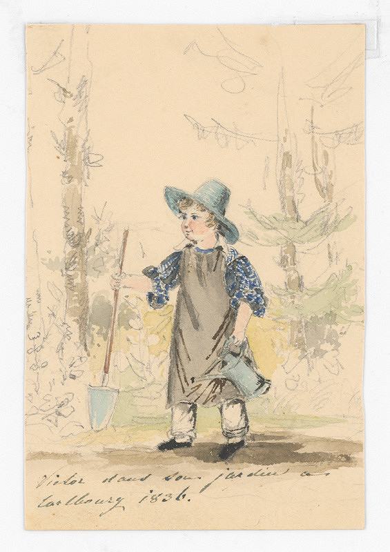 Henriette Odescalchi – Malý záhradník (Syn Viktor vo veku 3 rokov)