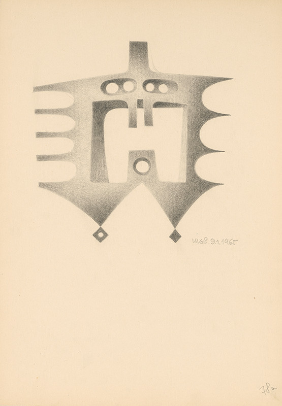 Theodor Lugs – Metamorfózy hláv III., 1965