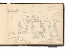 Andrássy, Adelheid Odescalchi – Skákanie vo vreciach v Hlohovci 