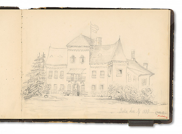 Andrássy, Adelheid Odescalchi – Pohľad na Kaštieľ v Betliari 